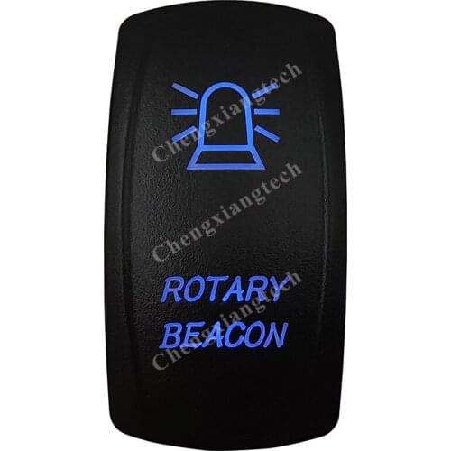 Rotary Beacon Lights Car Boat Blue Led Lasor 5 Pin Rocker Toggle Switch On Off 12v 24v Marine Grade for Carling Arb Narva 4x4
