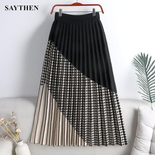 Saythen Women's Knitted Skirts