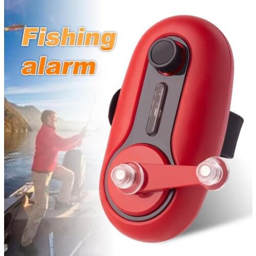Fishing Bite Alarm Flashing Light High Decibel Sound Anti-slip Night Fishing Bite Indicator for Fisherman