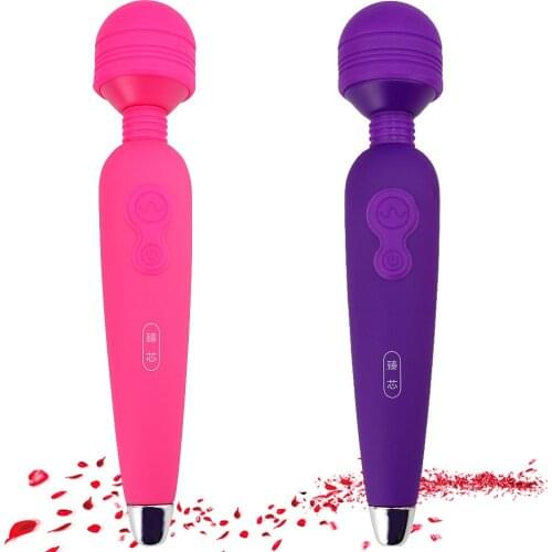 Silicone Waterproof 10 Vibrator Mode G Spot Sex Toy for Woman vagina Intimate Goods Female Dildo Vibrators Toys Adults ST688