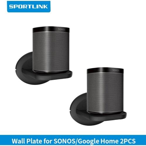 Wall Mount for Sonos Google Home Google WiFi Security Cameras Holder Bulit-in Cable Management -Space-Saving Solution 2Pack