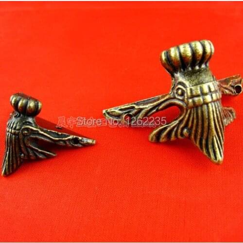 6*4.5cm Furniture Leg antique foot / zinc alloy foot care / furniture feet / foot antique decorative wooden box