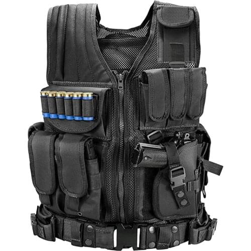 Tactical Vest Military Combat Army Armor Vests Molle Airsoft Plate Carrier Swat Vest Outdoor Hunting Fishing CS Training Vest