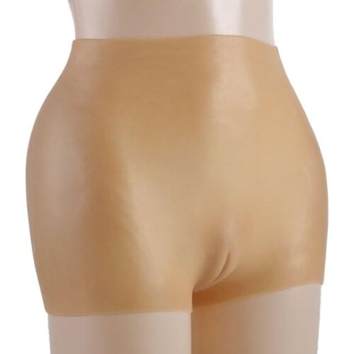 Buttock Hip Up Enhancement Panties Camel Toe Silicone Fake ass Underwear For Transgender Drag Queen Crossdresser Size S