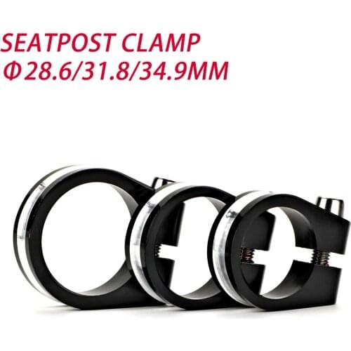 Bike Cycling Seatpost Clamp Ultralight Aluminum 28.6mm 31.8mm 34.9mm Road Bicycle MTB Mountain Seat Post Bicycle Parts