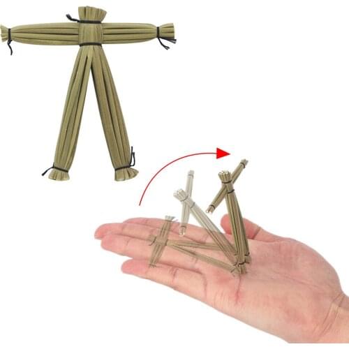 Magic Props Witchcraft Supplies Supernatural Scarecrow Voodoo Dolls Horror Witchcraft Dolls Close-up Performance Compatible