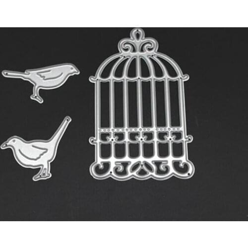 YLCD357 Bird Cage Metal Cutting Dies For Scrapbooking Stencils DIY Album Cards Decoration Embossing Folder Die Cutter Template