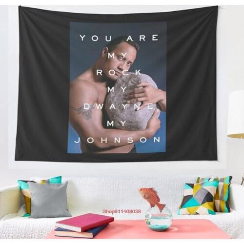 You Are My Rock tapestry Mosaic Style Hippie Boho Wall Tapestries Mandala Fabric Mat Living Room Decor