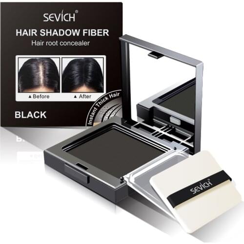 1 Pcs 12g 3 Colors Hairline powder Long Lasting Waterproof Hair Shadow Powder Hair Concealer Powder Instantly Cover Up TSLM1