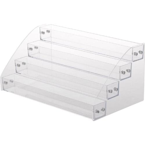 2-7 Tiers Clear AcrylicPigment Bottles Storage Box Lipstick Jewelry Organizers