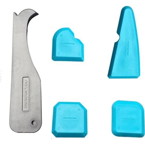 5PCS Glue Scraper Angled Scraper To Remove Residual Glue Sealant Tool Caulk Tool