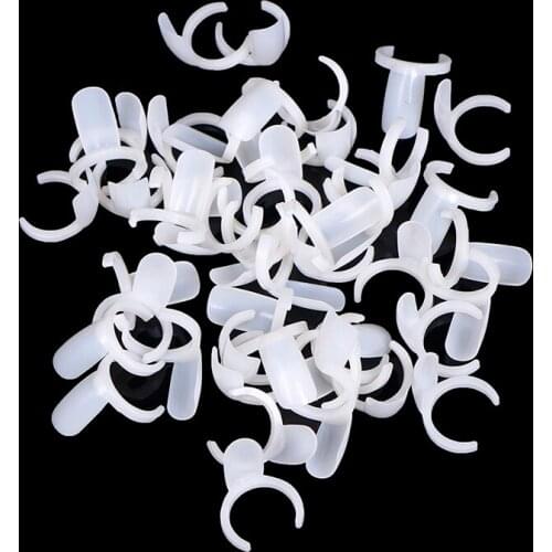 50 Pcs Full Nail Tips False Nails Plastic DIY Nail Polish Color Display Card Ring For Nail Art Display
