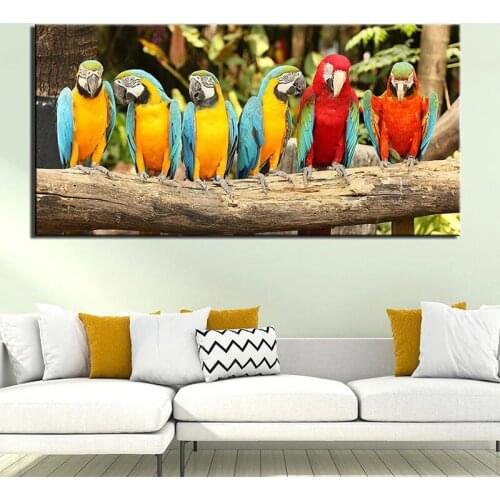 Diamond Painting Modern Animal Colorful Parrot Rhinestone 5D Diy Diamond Embroidery Cross Stitch Mosaic Sale Wall StickerZP-3188