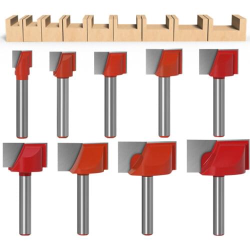 6mm Shank Cleaning Bottom Engraving Router Bit Woodworking Tool Solid Carbide Wood Milling Cutter End Mill