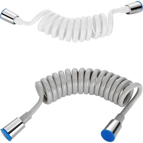Spring Flexible Stretch Shower Hose For Toilet Bidet Sprayer Water Nozzles Telephone Line Plumbing Hose Bathroom Accessories