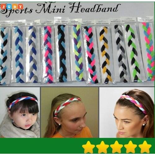 Customized Womens Braided Mini Sport Headband