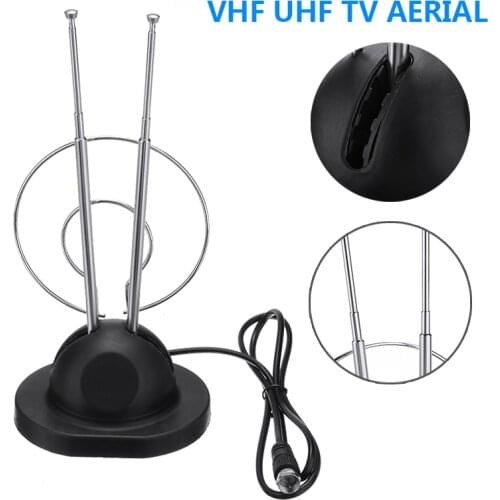 Indoor Digital TV Antenna VHF/UHF Signal Booster 45-860MHZ HDTV Antenna Digital Indoor Signal Receiver Aerial Booster