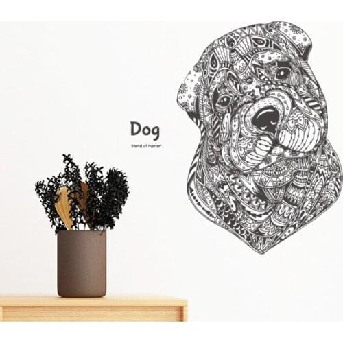 Paint Puppy Friend Company Removable Wall Sticker Art Decals Mural DIY Wallpaper for Room Decal