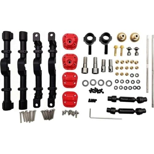 Upgrade Front & Rear Metal Gear Axle Housing Replacement Accessories for 1/12 MN D90 D91 96 99 99S RC Car