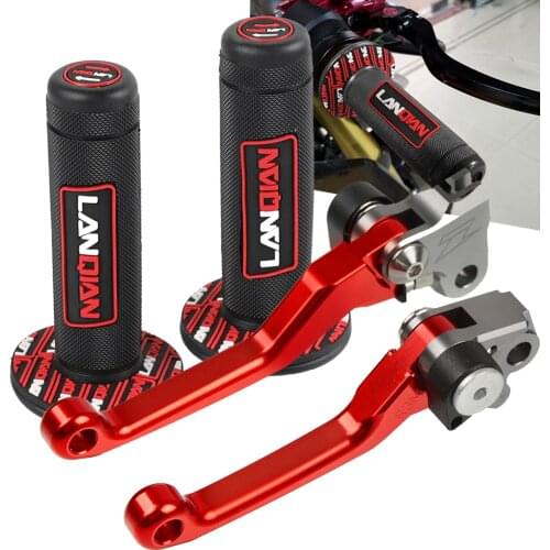 Dirt Bike Motorcoss CNC Brake Clutch Lever set Handlebar grips handle bar cover For HUSQVARNA FX350 FX450 FX 350 450 2017 2018