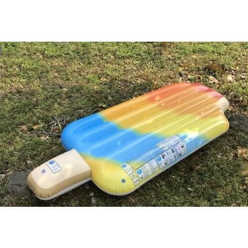 Inflatable Ice Cream Shape Kid Toy Swam Outdoor Children Float Inflatable Swan Ring Summer Holiday Water Fun Beach Pool Toys