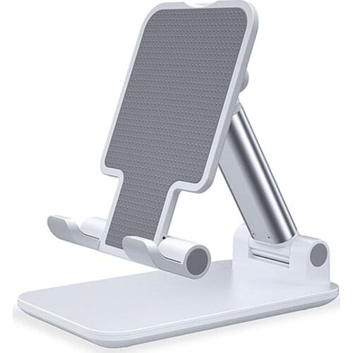 2021 Metal Desktop Tablet Holder Table Cell Foldable Extend Support Desk Mobile Phone Holder Stand For iPhone iPad Adjustable
