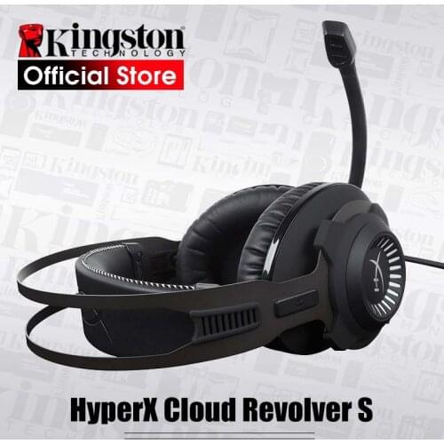 Dolby 7.1 Surround Sound Kingston HyperX headphone Cloud Revolver S Gaming Headset for PC PS4 PS4 PRO Xbox One
