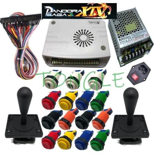 NEW 3D Wifi Pandora Saga Box 4800 In 1 Arcade Game Board 2 Player Video Game Console DIY Kit HAPP Push Button Zippy Joystick