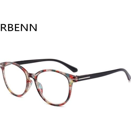 RBENN Fashion Reading Glasses Women Men Retro Business Hyperopia Prescription Eye Glasses +1.25 1.5 1.75 2.75 3.25 4.5 5.0 6.0
