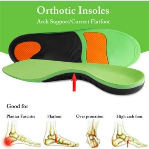 Best EVA Orthopedic Shoes Sole Insoles for Feet Arch Foot Pad X/O Type Leg Correction Flat Foot Arch Support Sports Shoes Insert