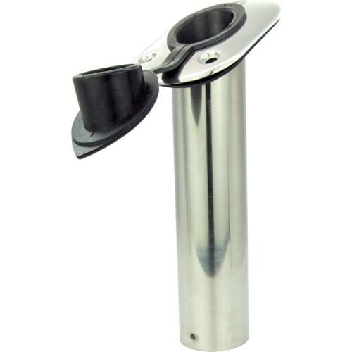 30 Degree Fishing Pole Stand Stainless Steel Rod Holder Flush Mount For Marine Boat Yacht Accessories Tool