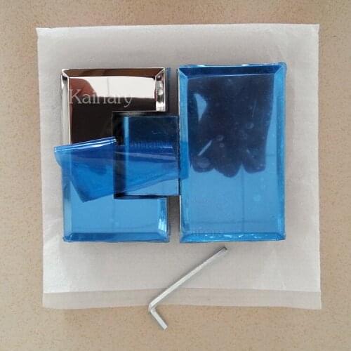 Oblique edge glass connector,shower room glass clamp 180 degree,polished stainless steel glass door hinge ,glass door fitting