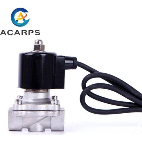 1/2" Stainless Steel Underwater Solenoid Valve Fountain Solenoid Valve Water Valve 220V 110V 24V 12V