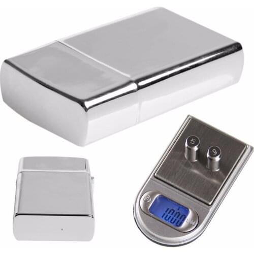 200g x 0.01g Lighter Style LCD Digital Pocket Jewelry Gram Balance Weight Scale