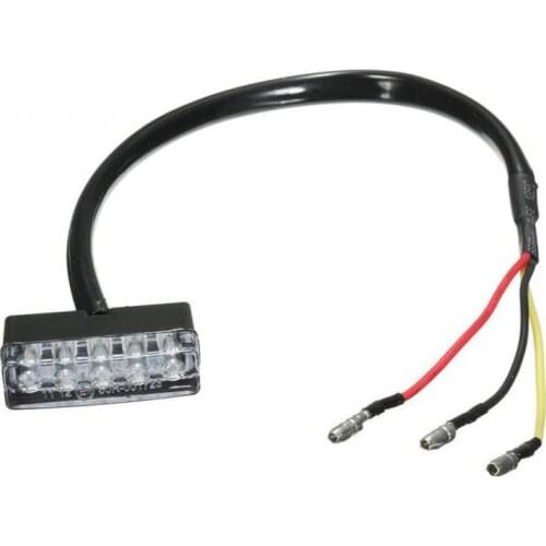 12V Motorcycle Rear Lamp Warning Brake Light Red Running Lamp LED Lisence Plate Light for Motorcycle Bike Dirt Bike