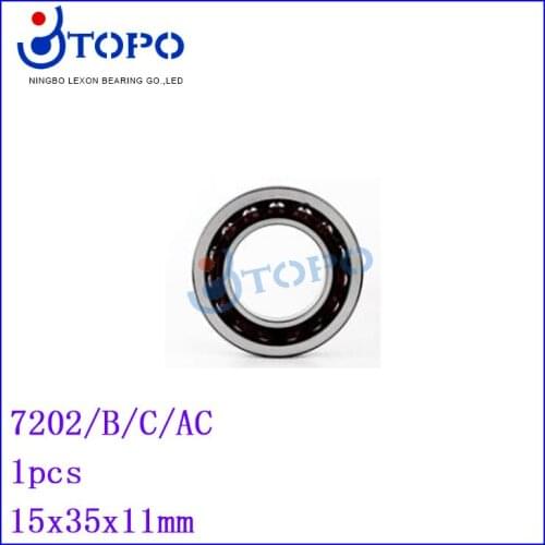 15*35*11 Angular contact ball bearing7202 B/C/AC