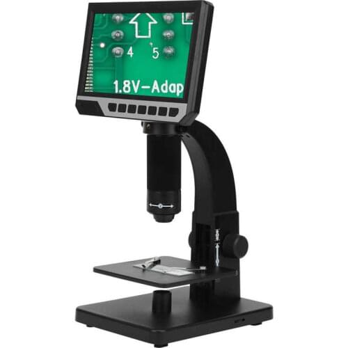 Electronic Magnifying Tool HD Digital Microscope 2000X 7in IPS Screen Lithium Battery Observation Repair Tool 3.7V