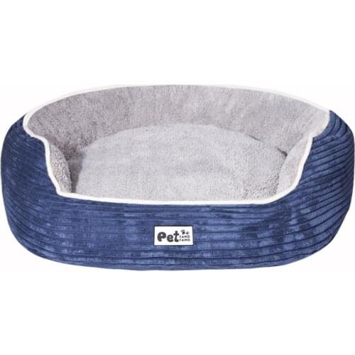 New Corduroy Dog Bed Small Medium Square Pet Bed Cat Bed Autumn/Winter Warm Pet Kennel