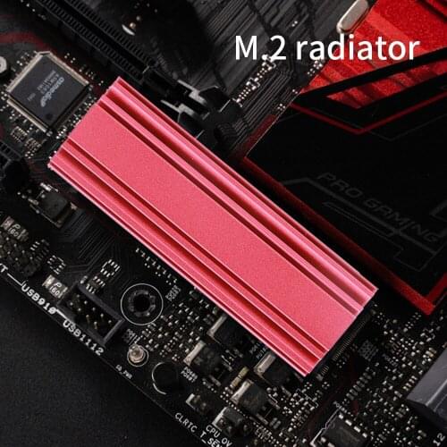 Heat Sink Cooling Pads M.2 2280 NVMe SSD Heat Disk Aluminum Heat Sink Dissipation Radiator Thermal Pad for m2 Desktop PC