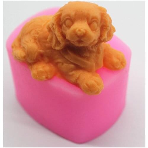 Wholesale/retail,free shipping, P164 DIY cake decorating toolscake mould silicone mold polymer clay Perfume dog FM