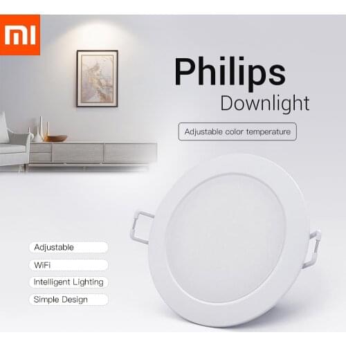 Original Xiaomi Smart Downlight Philips Zhirui Light 220V 3000 - 5700k Adjustable Color Ceiling Lamp App Smart Remote Control