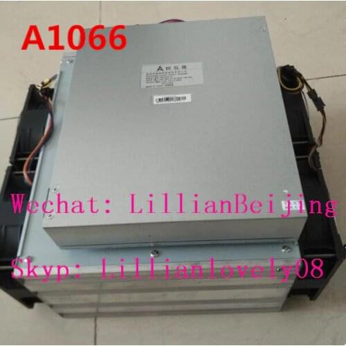 Used Avalon 1066 50T SHA256 ASIC miner BTC Bitcoin miner A1066 avalon Miner A1066 50TH/s with PSU power supply