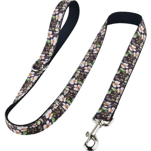 Dog Leash Tactical Bungee Elastic Rope Dual-Handle Reflective Nylon Pets Leads