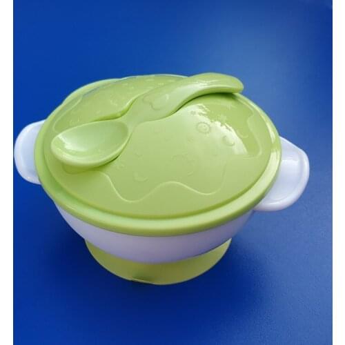 Slip-resistant Wall Suction Child Tableware Baby Learning Dishes With Suction Cup Baby Kids Sucker Dishes Gravity Bowl