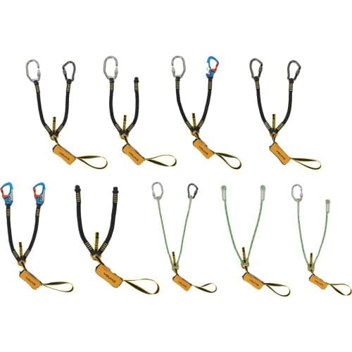 Safety Lanyard Elastic Climbing Harness Rappelling Scaffolding Sling Belt