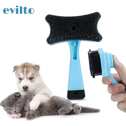 New Pet Brush Dog Grooming Hair Removal Brush Dog Cat Loose Hair Comb For Pet Faces Fur Cleaning Brush Pet Supplies