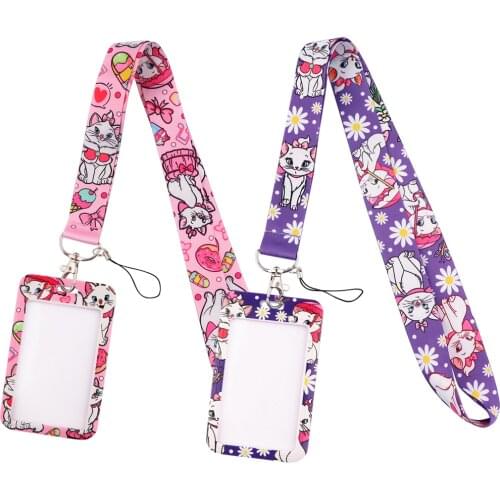 JF1050 Cute Animal Lanyard For Key Cell Phone Hanging Rope Keycord USB ID Card Badge Holder Keychain DIY Lanyards