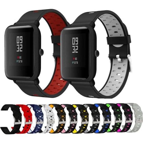 20mm Silicone Easy Fit Strap For Xiaomi Huami Amazfit Bip S Lite Smart Watch Replace Watchband For Amazfit GTS/Bip U Bracelet