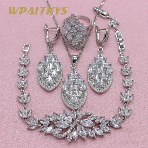 Кольца с фианитами для женщин WPAITKYS China At AliExpress