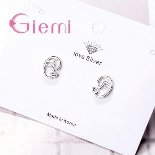 Ladies Mixed Style Irregula 925 Sterling Silver Shape Stud Earrings For Women Valentines Day Gift of Love Wholesale